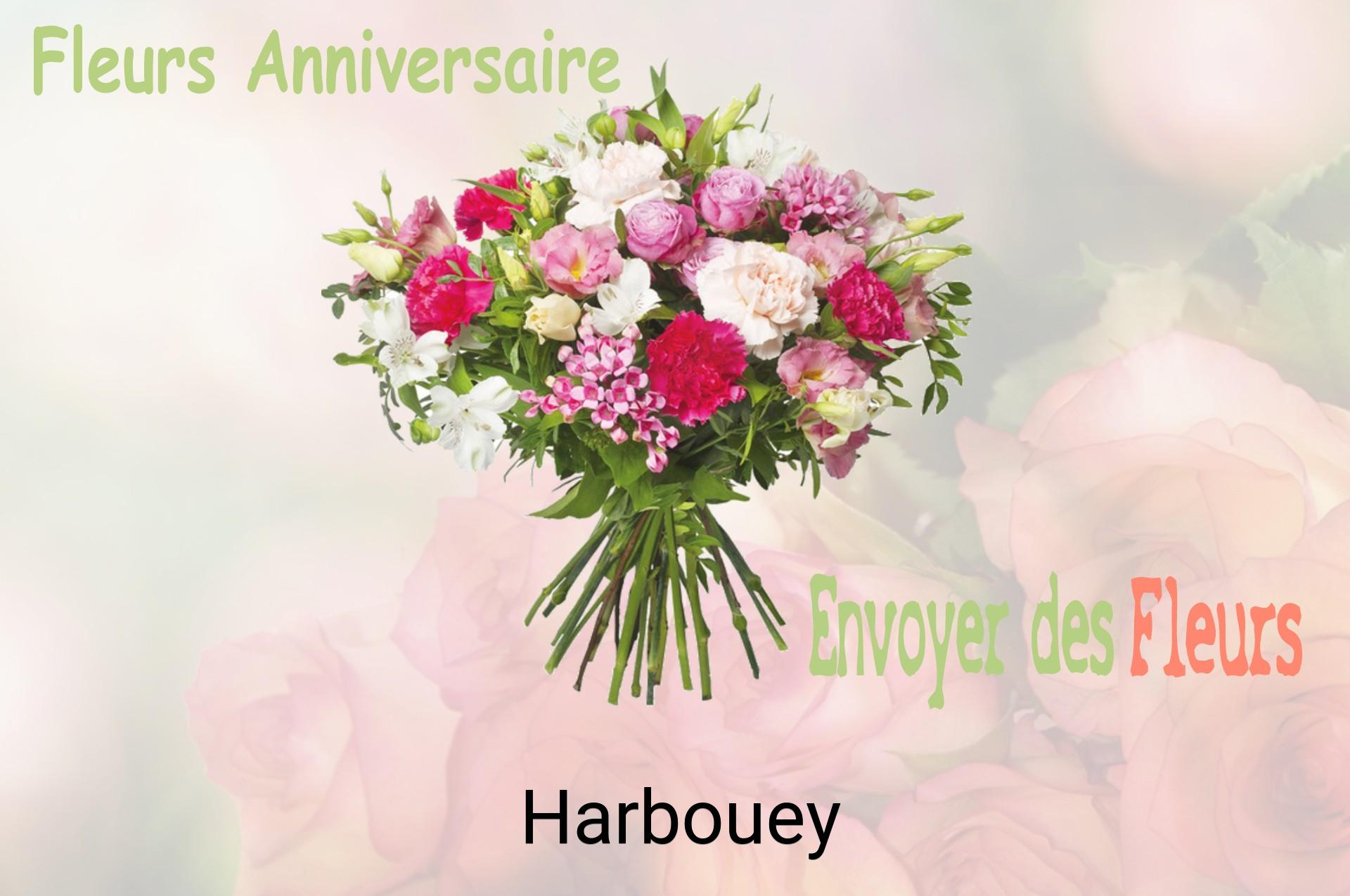 Bouquet de fleurs d’anniversaire livré à Harbouey